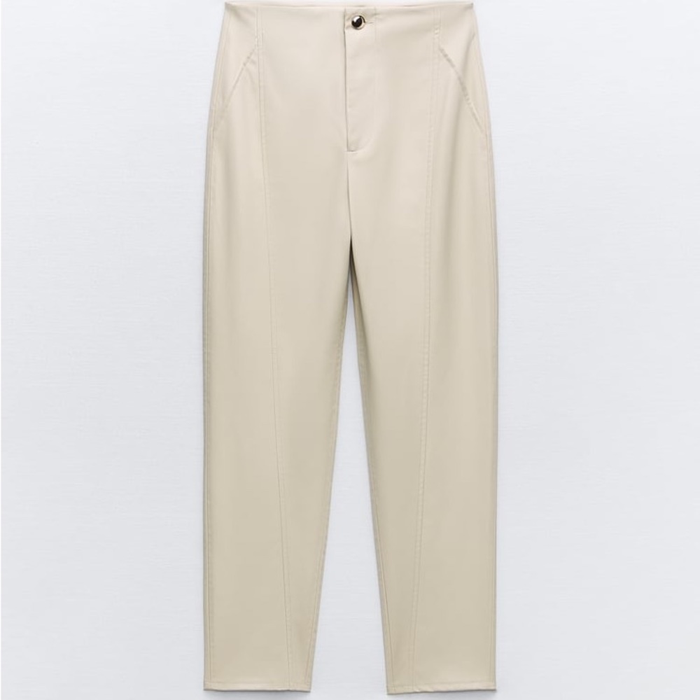 Faux leather Zara pant